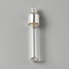 Clear Glass Tube Wish Bottle Pendants FIND-WH0002-46B-1