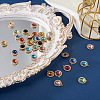 Crafans 24pcs 6 colors Zinc Alloy Rhinestone Pendants FIND-CF0001-01-6