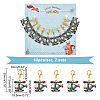 Helicopter Pendant Stitch Markers HJEW-AB00338-2