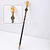 Natural Red Agate Twelve Constellation Magic Wand PW-WG48147-08-1