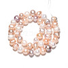Natural Cultured Freshwater Pearl Beads Strands PEAR-N013-07O-01-3