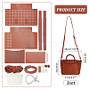 DIY PU Leather Women's Tote Bag Making Kits DIY-WH0349-203B-2