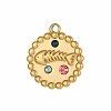 304 Stainless Steel Pendants STAS-OY003-52G-1