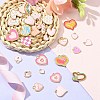 29Pcs 29 Styles Light Gold Alloy Enamel Pendants ENAM-YW0002-42-6