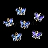 Alloy Glass Pendants GLAA-P080-01G-05-1