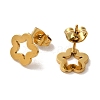 PVD Vacuum Plating 304 Stainless Steel Stud Earrings EJEW-Z040-40G-2