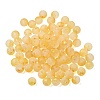 Frosted Transparent Glass Beads GLAA-A045-04K-1