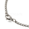 201 Stainless Steel Guitar Pendant Box Chain Necklaces NJEW-R001-06P-02-4