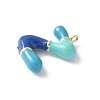 Brass Enamel Pendants KK-E093-03G-Z-01-2