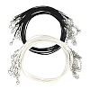 Waxed Cotton Cord Necklace Making MAK-YW0001-25A-2