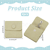 Microfiber Jewelry Flap Pouches ABAG-WH0038-44-2