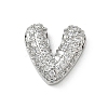 Brass Micro Pave Cubic Zirconia Pendants KK-A300-02P-V-1