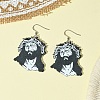 304 Stainless Steel Dangle Earrings EJEW-FS00006-2