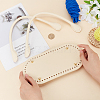 Imitation Leather Crochet Bag Nail Bottom & Sew on Bag Handles Set DIY-WH0308-342A-4