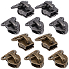 20Pcs 2 Colors Alloy Zipper with D Ring SENE-CY0001-12B-7
