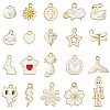 20Pcs 20 Styles Alloy Enamel Pendants ENAM-FS0001-73C-1