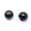 Spray Painted Xanthorroea Wood Beads WOOD-WH0015-23A-2