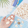 300Pcs Natural Shell Beads SSHEL-SP0001-03-3