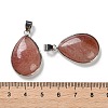 Natural & Synthetic Mixed Gemstone Pendants G-B123-05P-4