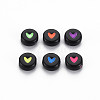 Opaque Black Acrylic Beads MACR-S273-40-4