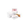 Cardboard Drawer Gift Storage Boxes with Clear Cover CON-WH0092-72C-01-8