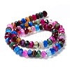 Natural Banded Agate/Striped Agate Beads Strands G-E605-A01-02A-4