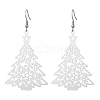 Tarnish Resistant 304 Stainless Steel Dangle Earrings EJEW-JE05876-S-1
