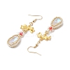 Alloy Glass Earrings EJEW-MZ00313-6