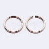 925 Sterling Silver Open Jump Rings STER-F036-02RG-0.9x9mm-2