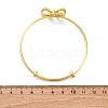 Brass Cuff Bangles for Women BJEW-U025-04G-5