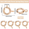 20Pcs Brass Spring Ring Clasps KK-BBC0027-68A-G-2