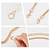 SUPERFINDINGS Zinc Alloy Bag Straps FIND-FH0003-58-3