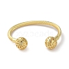 Rack Plating Brass Cuff Bangles BJEW-H326-04G-2