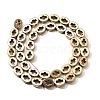 Electroplated Synthetic Non-magnetic Hematite Beads Strands G-L613-Z01-02F-2