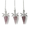 Natural Strawberry Quartz Cone Dowsing Pendulum Big Pendants G-C114-01P-15-1