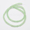 Natural & Dyed Malaysia Jade Bead Strands G-A146-4mm-A26-2