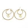 304 Stainless Steel Hoop Earrings EJEW-C501-03G-2