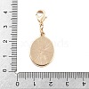 Alloy Pendant Decoration HJEW-P021-01C-G-3