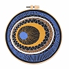 DIY Evil Eye Pattern Embroidery Painting Kits PW-WG85031-04-1