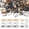 72Pcs 3 Colors Alloy Clasp FIND-CA0010-45-1