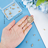 50Pcs Brass Screw Clasps KK-BBC0018-50G-3