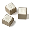 3Pcs 3 Sizes Imitation Leather Jewelry Ring Display Stands ODIS-K005-06-2