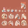 15Pcs PET Self-Adhesive Stickers STIC-M004-02B-1