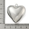 Heart Brass Pendants KK-N254-98P-3