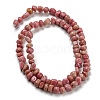 Natural Rhodochrosite Bead Strands G-F465-52-3