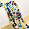 Handmade Italianate Lampwork Beads Strands X-D215-4