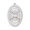 304 Stainless Steel Pendant Cabochon Settings LS-STAS-L313-07P-1