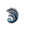 Wave Enamel Pin PW-WG105F7-02-1