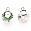 Alloy Enamel Charms ENAM-R059-03C-P-RS-2