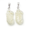 Natural Trochid Shell/Trochus Shell Pendants SSHEL-K027-08-1